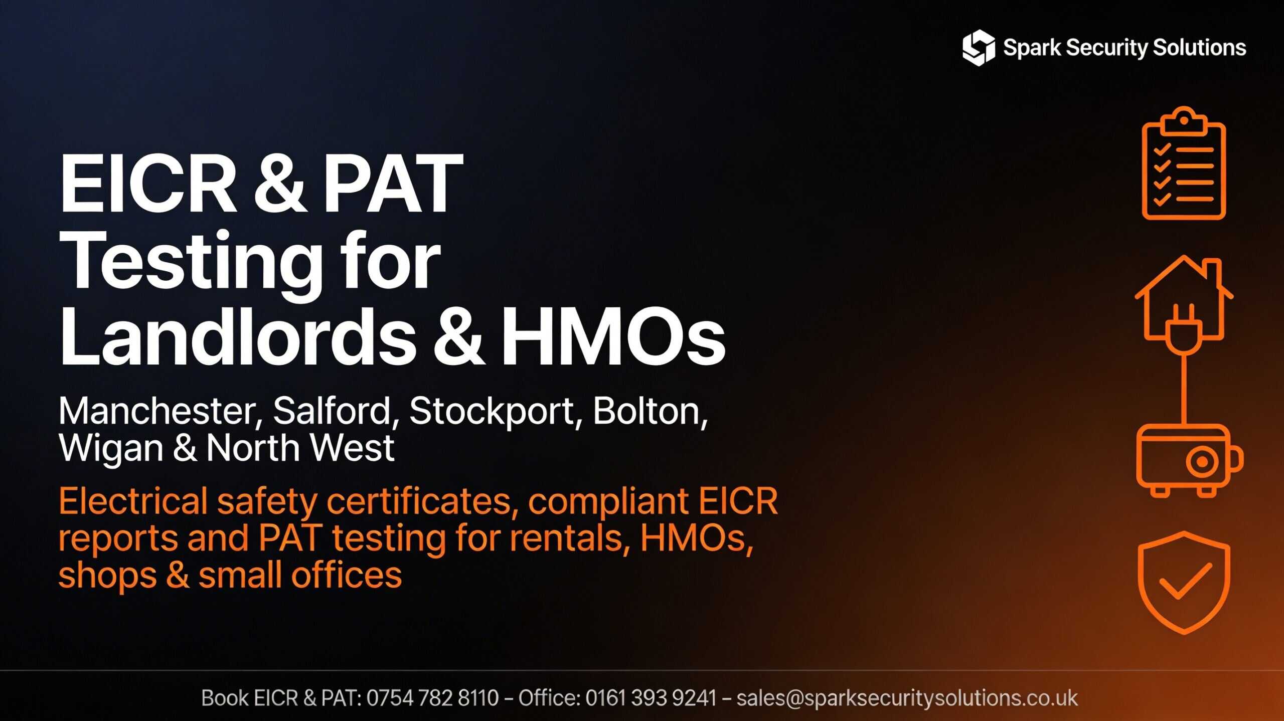 EICR & PAT Testing Manchester | Landlord Certificates